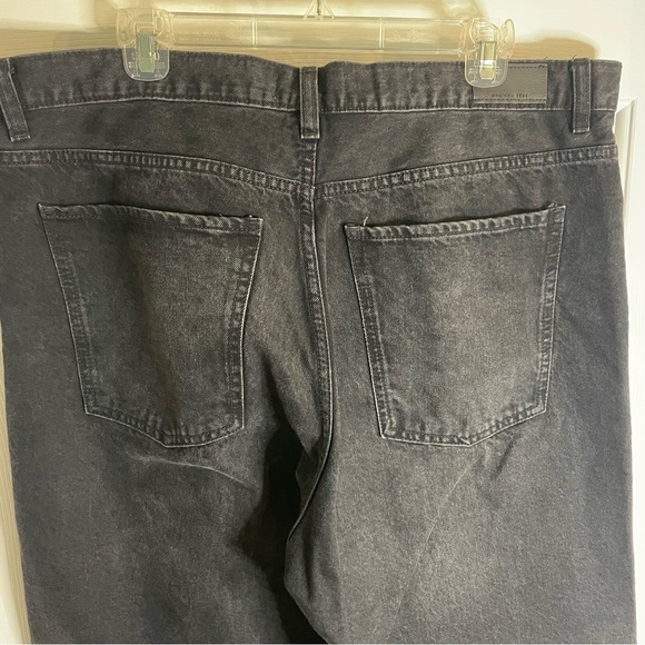 MNG Black Wide Leg Jeans Nora Style Size 16 Buttonfly retro denim MING - Picture 5 of 5